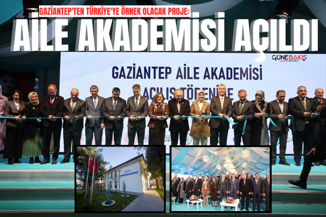 Gaziantep'ten Türkiye'ye örnek olacak proje: Aile Akademisi açıldı